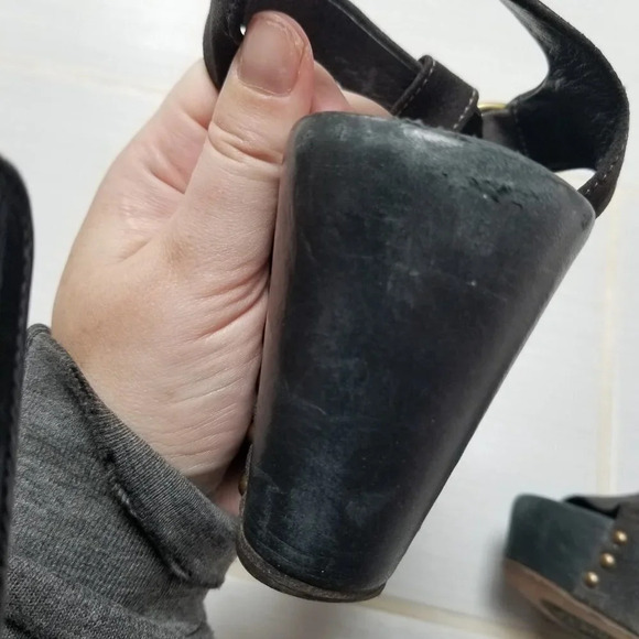 FIORENTINI & Baker Platform Wedge Dany Sandals Brown Black 38.5 - Picture 7 of 16